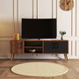 Hanah Home Soporte de TV Nogal y Antracita
